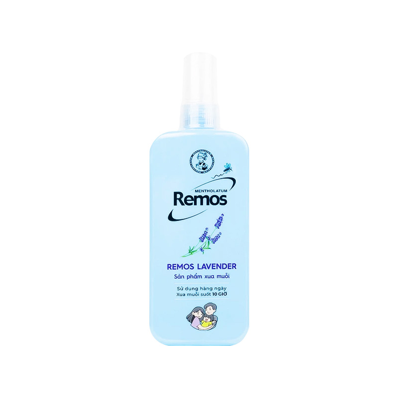 Xịt chống muỗi Remos Hương Lavender (chai 150 ml)