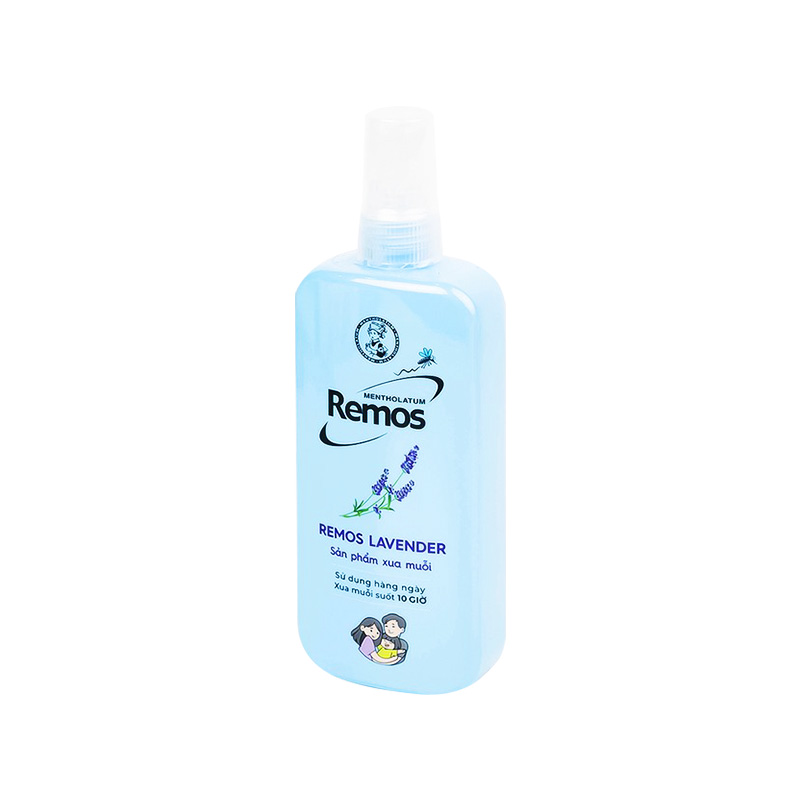 Xịt chống muỗi Remos Hương Lavender (chai 150 ml)