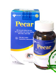 Viên uống bổ mắt Pecar (hộp 1 chai x 30 viên)