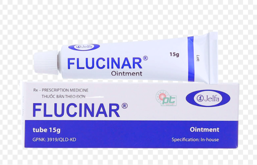 Thuốc mỡ Flucinar điều trị viêm da (hộp 1 tuýp x 15g)