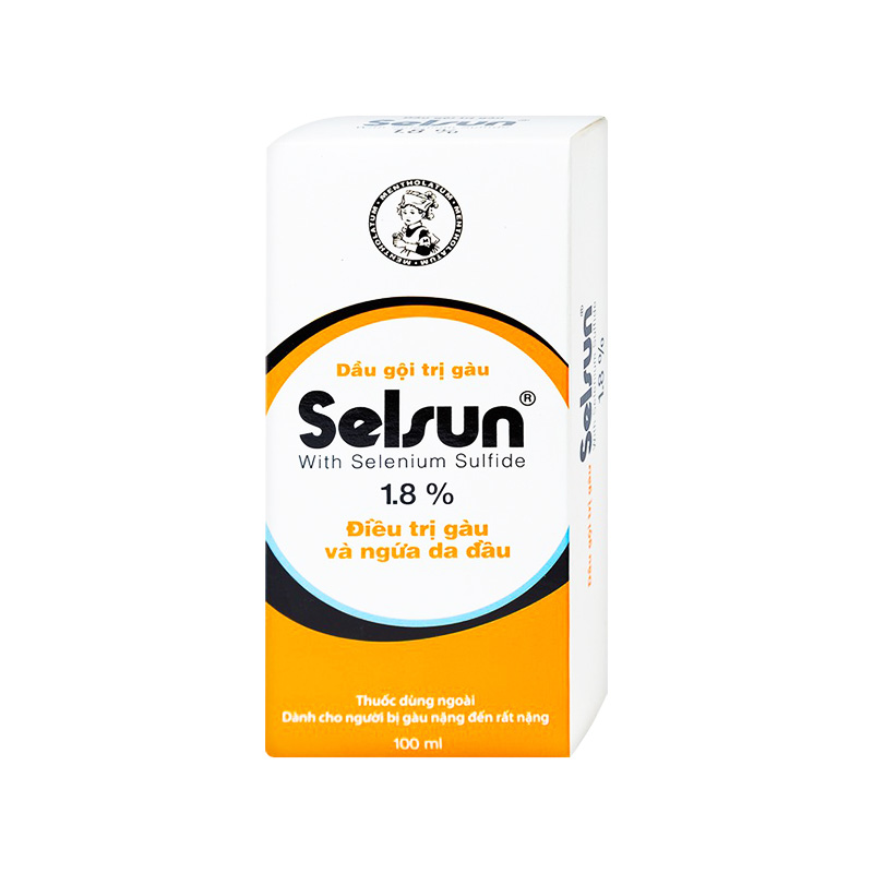 Dầu gội Selsun 1.8% điều trị gàu và ngứa da đầu (hộp 1 chai x 100ml)