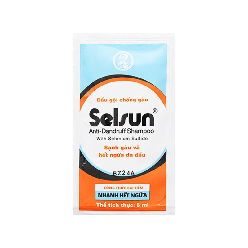 Dầu gội Selsun Anti-Dandruff Shampoo sạch gàu và hết ngứa da đầu (gói 5ml)