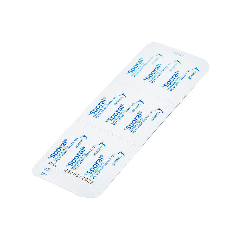Thuốc Sporal điều trị nấm (hộp 1 vỉ x 4 viên)