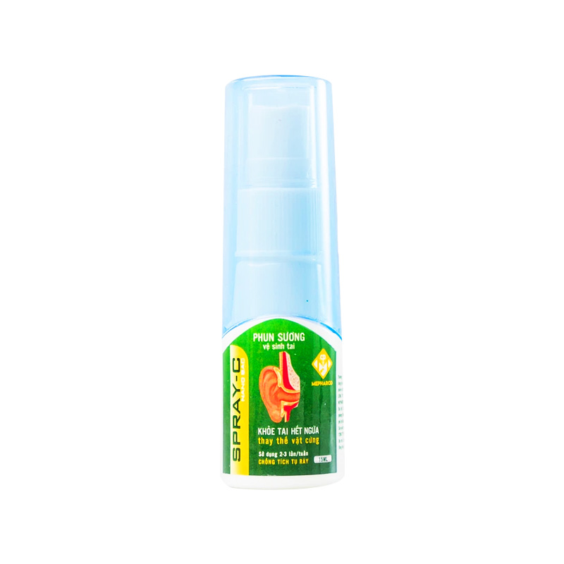 Phun sương Spray-C Nano Bạc  vệ sinh ta (hộp 1 chai x 15ml)