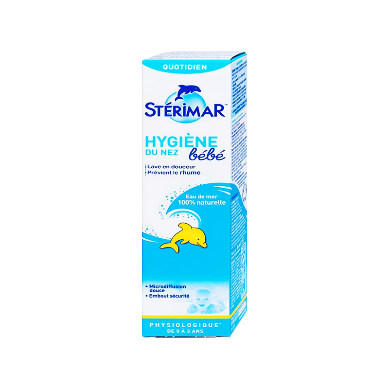 Sterimar Nose Hygiene Baby vệ sinh mũi hàng ngày cho bé (hộp 1 chai x 50ml)