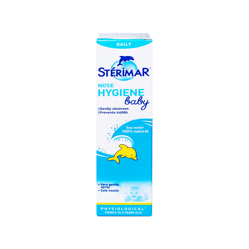 Sterimar Nose Hygiene Baby vệ sinh mũi hàng ngày cho bé (hộp 1 chai x 50ml)
