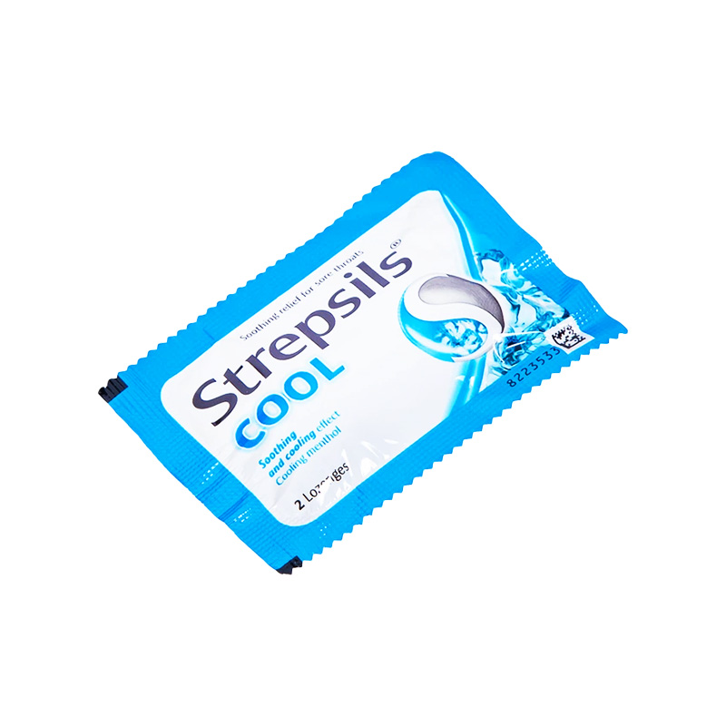 Viên ngậm Strepsils Cool kháng khuẩn, giảm đau họng (hộp 50 gói x 2 viên)