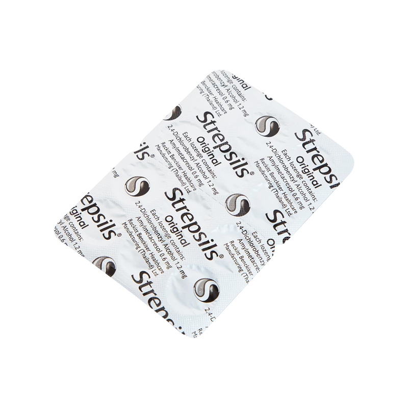 Viên ngậm Strepsils Original trị đau họng (hộp 2 vỉ x 12 viên)