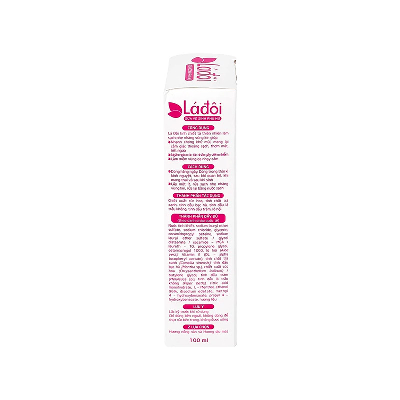 Sữa vệ sinh phụ nữ Lá đôi (100 ml hồng), Việt Nam