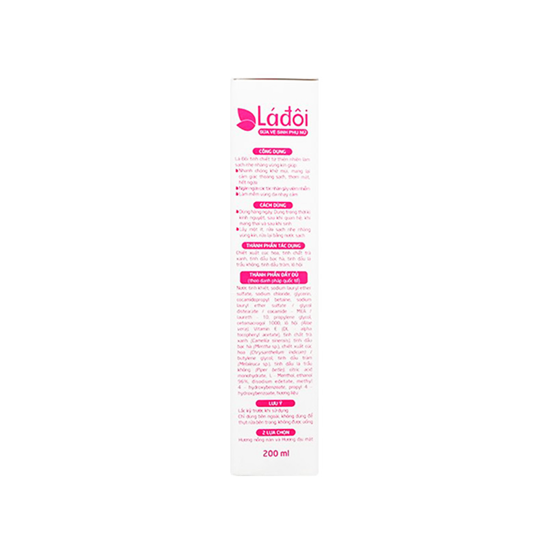 Sữa vệ sinh phụ nữ Lá đôi (200 ml Hồng), Việt Nam