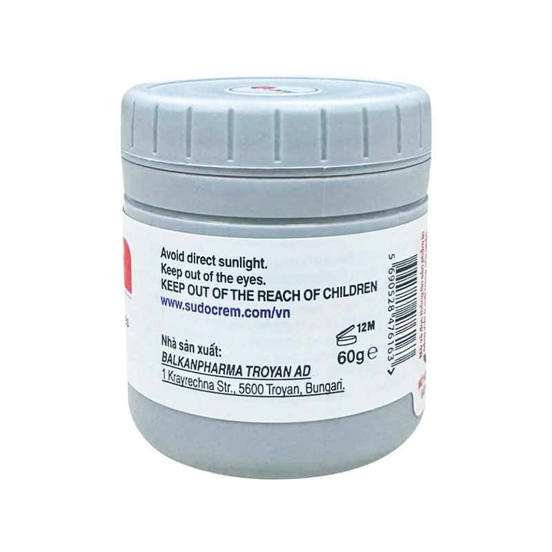 Kem bôi Sudocrem ngăn ngừa hăm tã (hũ 60g)