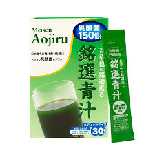 Thực phẩm bảo vệ sức khỏe MEISEN AOJIRU bổ sung lợi khuẩn, giảm táo bón (hộp 60 gói x 3g)