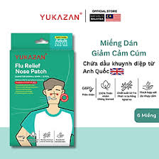 Miếng dán cảm cúm cho người lớn Yukazan (hộp 6 miếng)