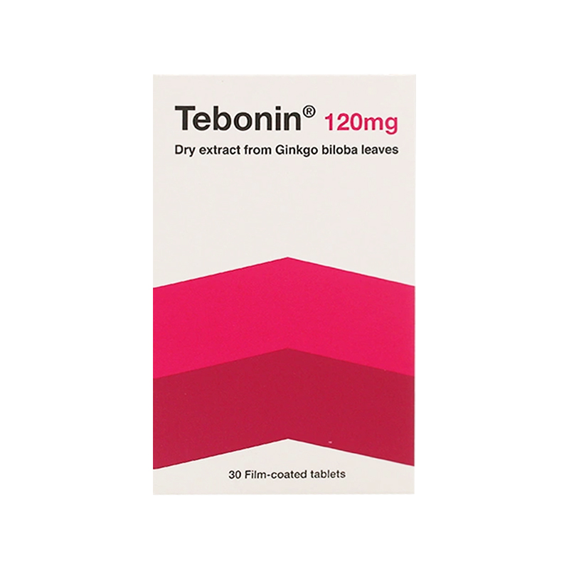 Thuốc Tebonin 120mg điều trị rối loạn tuần hoàn máu não (hộp 2 vỉ x 15 viên)
