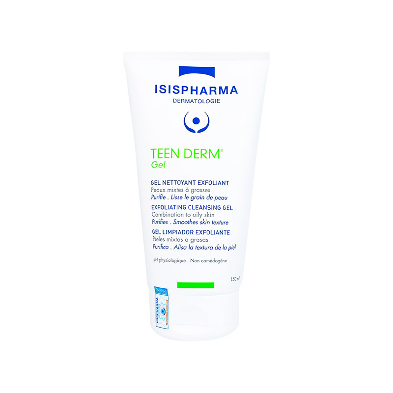 Gel rửa mặt Isis Teen Derm giảm nhờn và ngăn ngừa mụn (tuýp x 150ml)