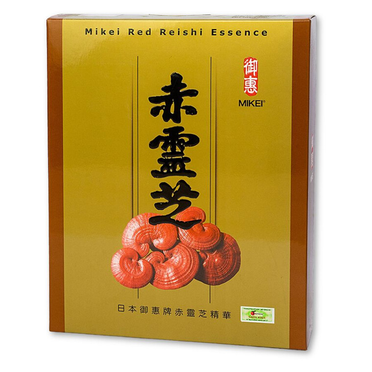 Thực phẩm bảo vệ sức khỏe Xích Linh Chi Mikei tăng cường miễn dịch, hỗ trợ chức năng gan (hộp 1 gói x 60 viên)