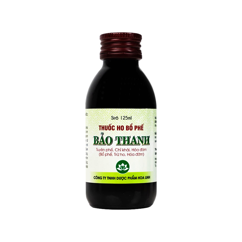 Siro ho Bảo Thanh điều trị ho, bổ phế (hộp 1 chai x 125ml)