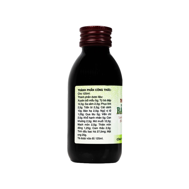 Siro ho Bảo Thanh điều trị ho, bổ phế (hộp 1 chai x 125ml)