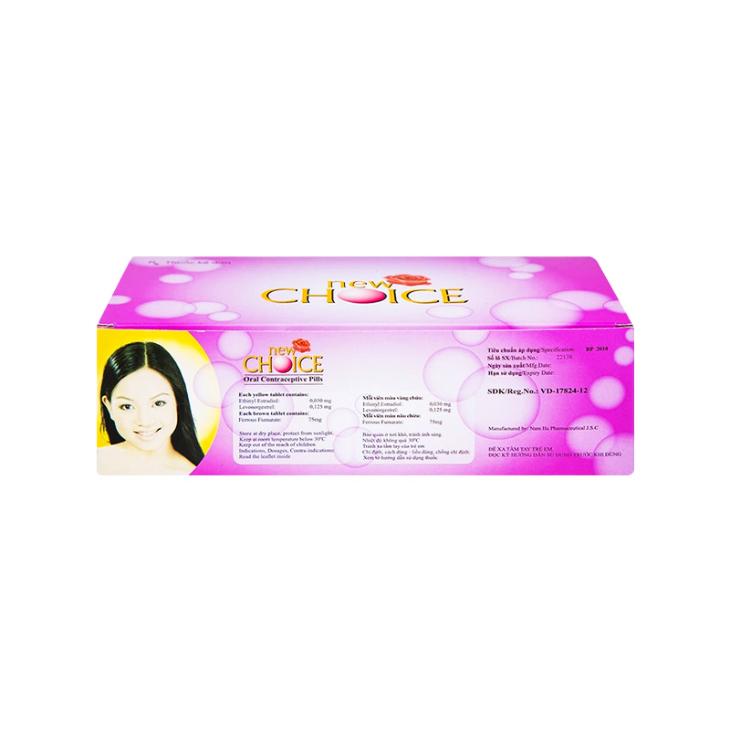 Thuốc tránh thai hàng ngày  Newchoice (hộp 1 vỉ x 28 viên)