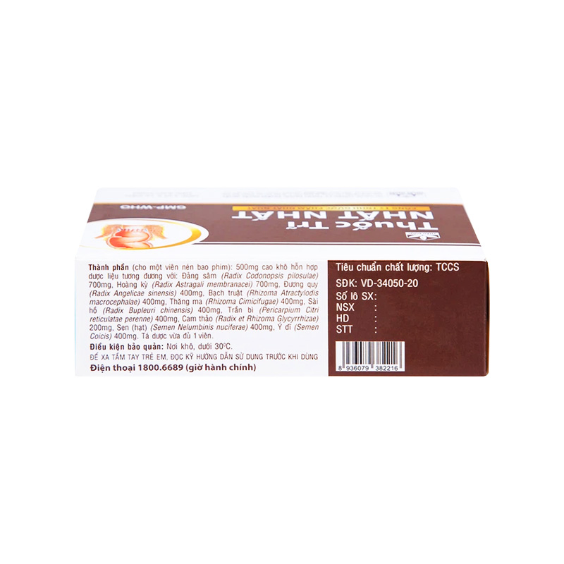Thuốc Trĩ Nhất Nhất điều trị và dự phòng tái phát trĩ (hộp 3 vỉ x 10 viên)