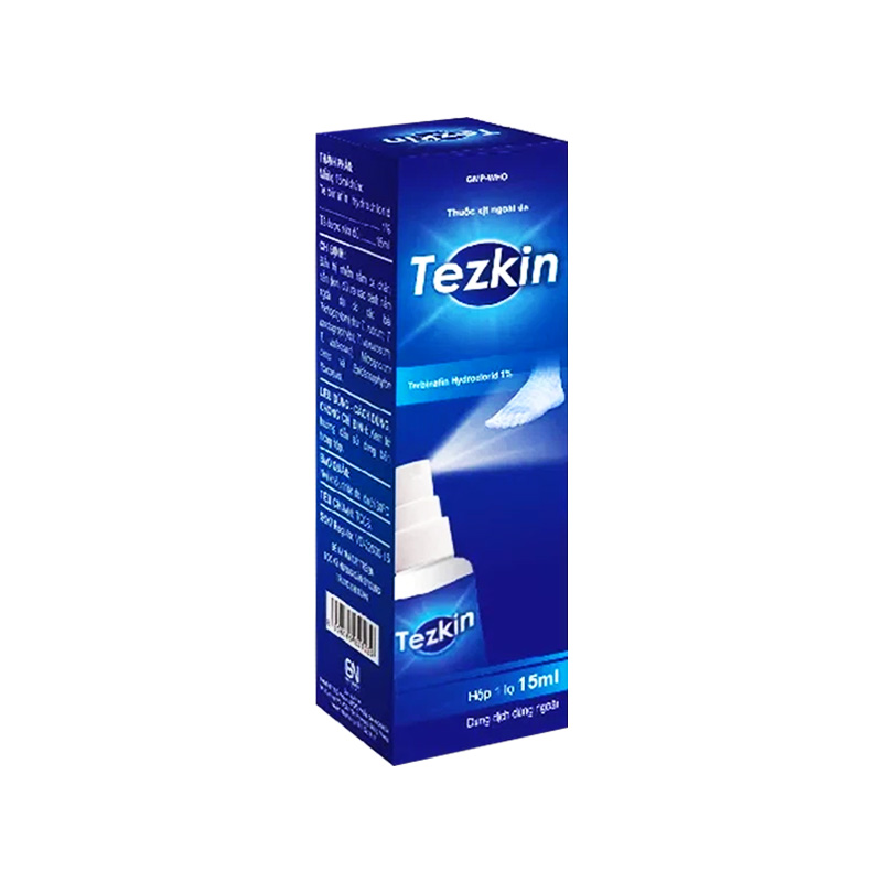 Thuốc xịt Tezkin điều trị nhiễm nấm, lang ben (chai 15ml)