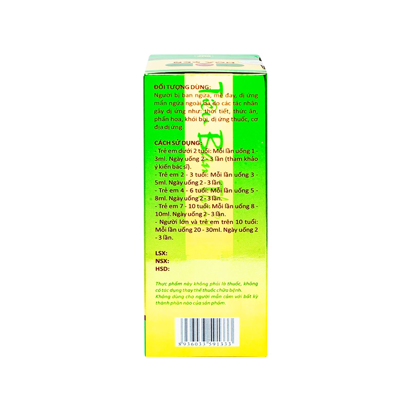 Siro Tiêu Ban Thủy hỗ trợ thanh nhiệt giải độc, giảm dị ứng (hộp 1 chai x 150ml)