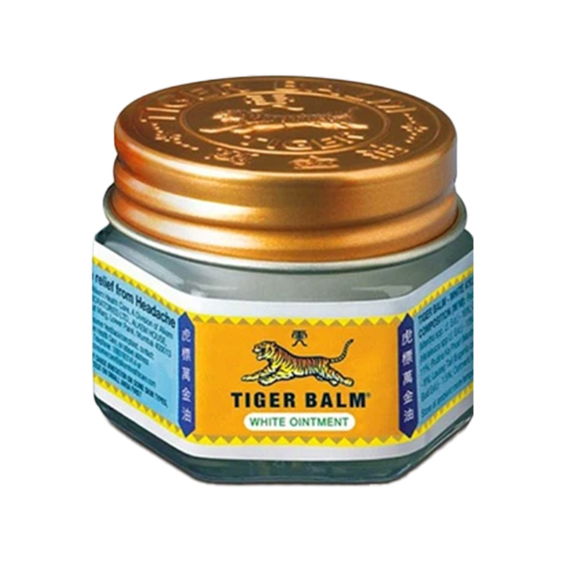 Thuốc mỡ Tiger Balm White  giảm đau đầu, nghẹt mũi (hộp 1 lọ x 19,4g)