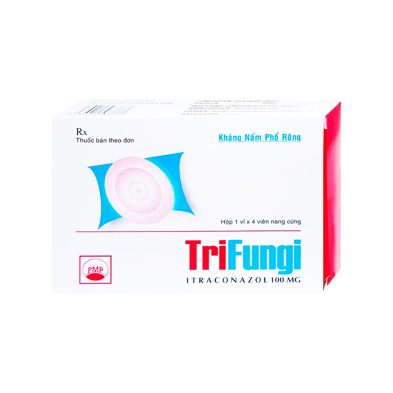 Thuốc Trifungi điều trị nhiễm nấm (hộp 1 vỉ x 4 viên)