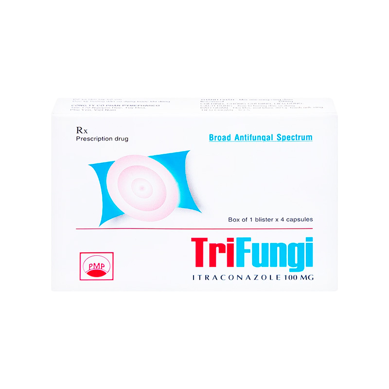 Thuốc Trifungi điều trị nhiễm nấm (hộp 1 vỉ x 4 viên)
