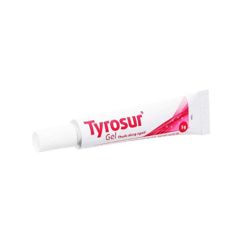 Gel bôi ngoài da Tyrosur điều trị và phòng ngừa nhiễm khuẩn (tuýp 5g)