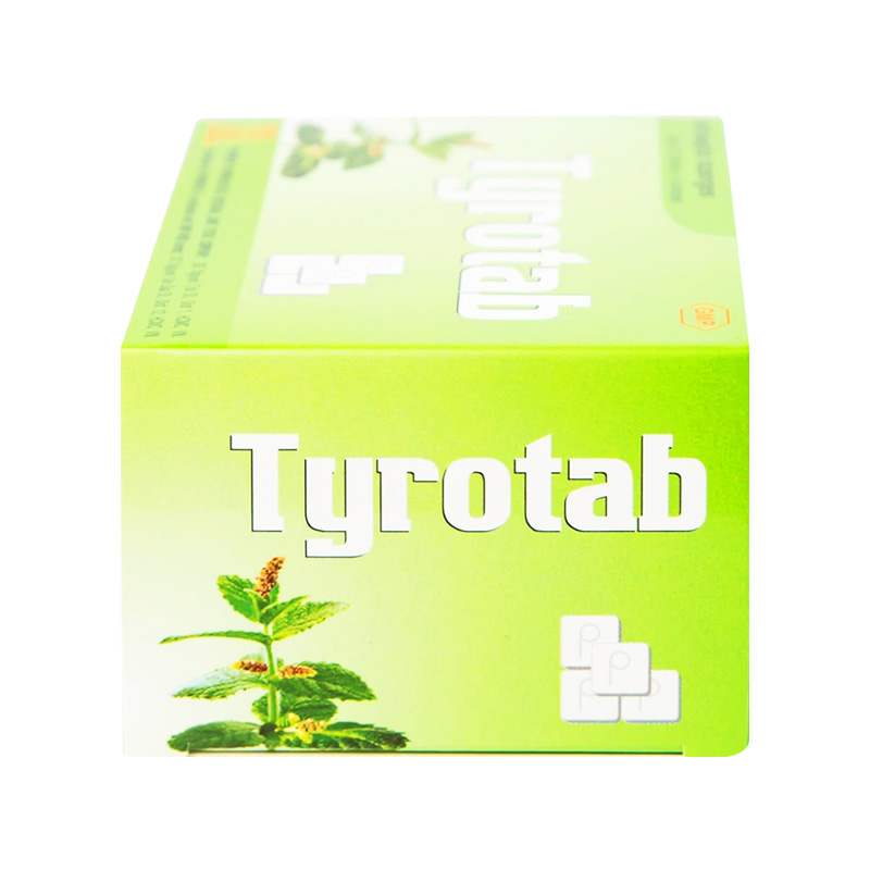 Viên ngậm Tyrotab sát khuẩn, điều trị viêm họng (hộp 10 vỉ x 8 viên)