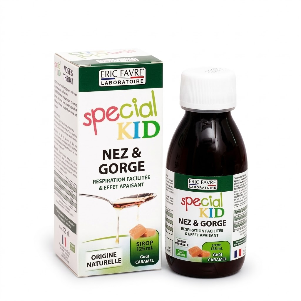 Siro Special Kid Nez et Gorge hỗ trợ thông mũi, giảm ho, viêm họng (hộp 1 chai x 125ml)
