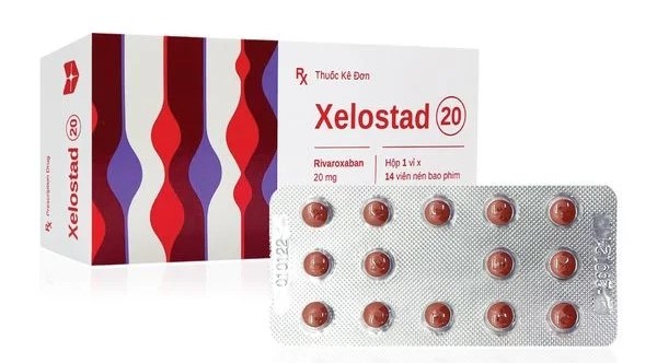 Thuốc Xelostad 15 dự phòng và điều trị huyết khối (Hộp 1  vỉ x 14 viên)