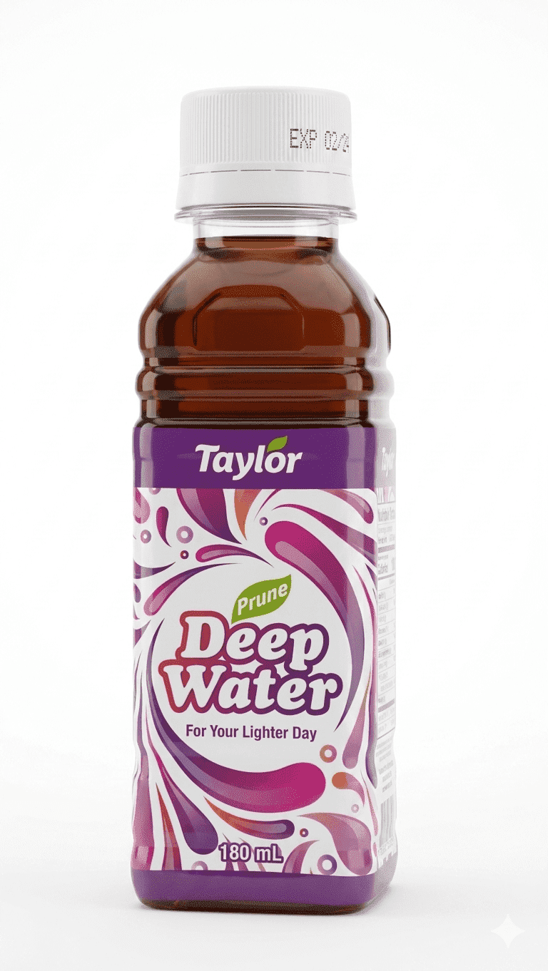 Nước ép mận tự nhiên Taylor Deep Water (chai 180ml)