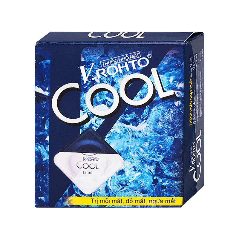 Thuốc nhỏ mắt V.Rohto Cool điều trị mỏi mắt, đỏ mắt, ngứa mắt (chai 15ml)