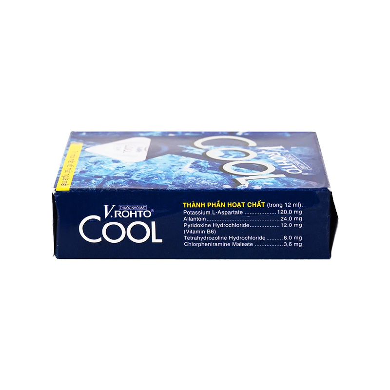 Thuốc nhỏ mắt V.Rohto Cool điều trị mỏi mắt, đỏ mắt, ngứa mắt (chai 15ml)
