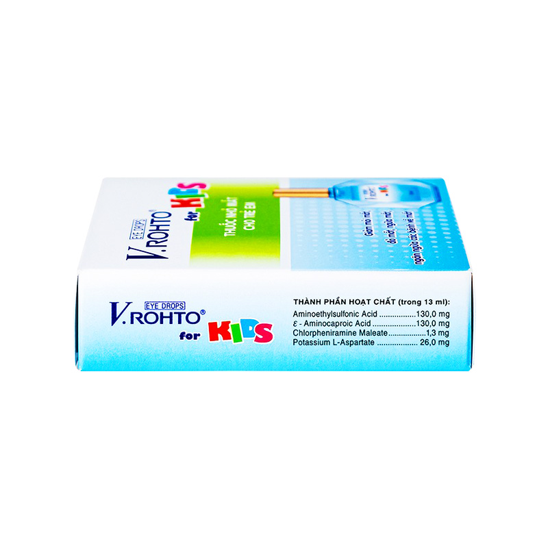 Thuốc nhỏ mắt V.Rohto For Kids giảm mỏi mắt, đỏ mắt cho trẻ em (chai 13ml)