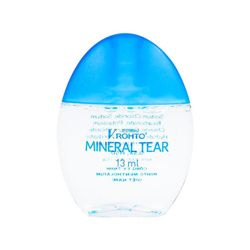 Dung dịch nhỏ mắt V.Rohto Mineral Tear giữ ẩm và bổ sung khoáng chất (hộp 1 chai x 13ml)