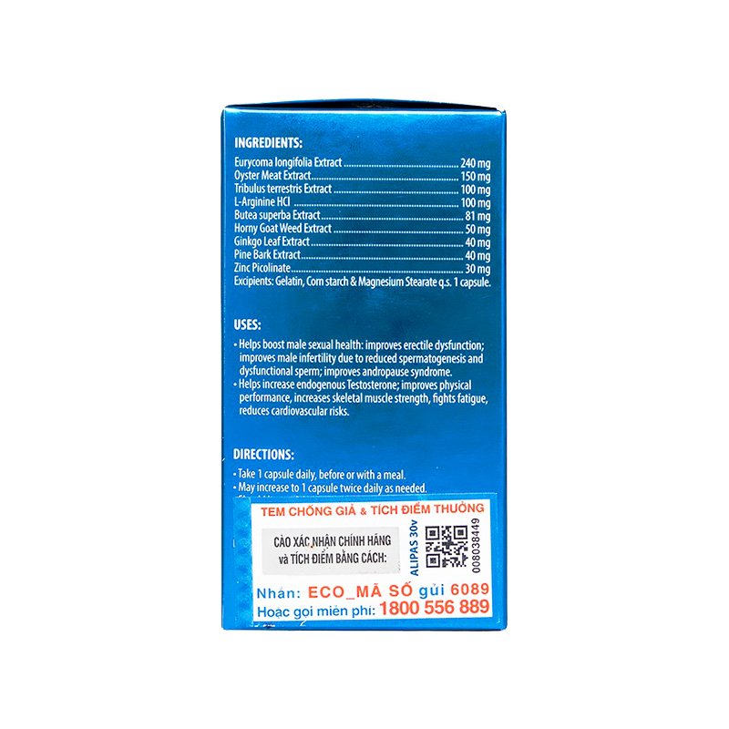 Viên uống Men’s Ginseng Alipas(30 viên)