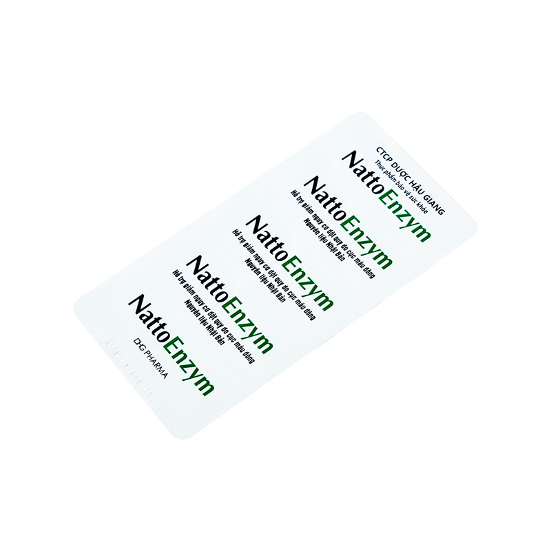 Viên uống NattoEnzym DHG hỗ trợ cải thiện tình trạng say xẩm, chóng mặt (hộp 3 vỉ x 10 viên)