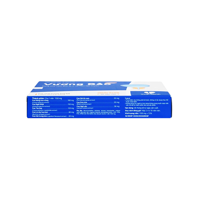 Viên uống Vương Bảo hỗ trợ u xơ tiền liệt tuyến (hộp 2 vỉ x 10 viên)