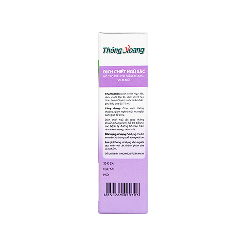 Dung dịch xịt mũi thảo dược Eugica thông xoang hỗ trợ điều trị viêm xoang, viêm mũi (chai 15ml)