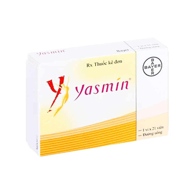 Thuốc Yasmin tránh thai hàng ngày (hộp 1 vỉ x 21 viên)