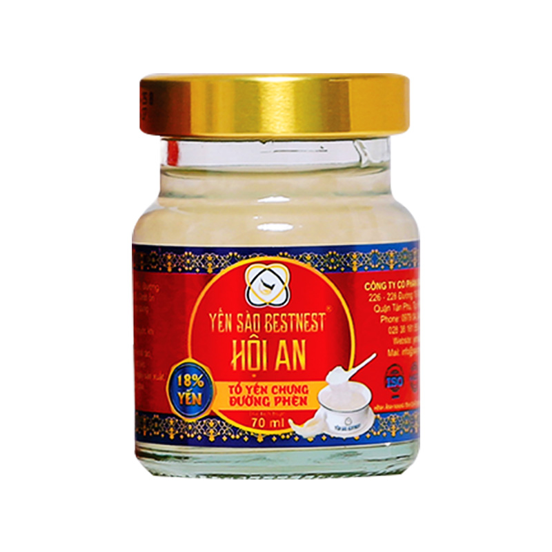Nước Yến Bestnest 18% đường phèn (hộp 1 hũ x 70ml)