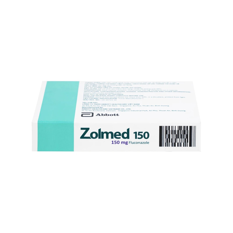 Thuốc Zolmed 150 điều trị nhiễm nấm (hộp 1 vỉ x 1 viên)