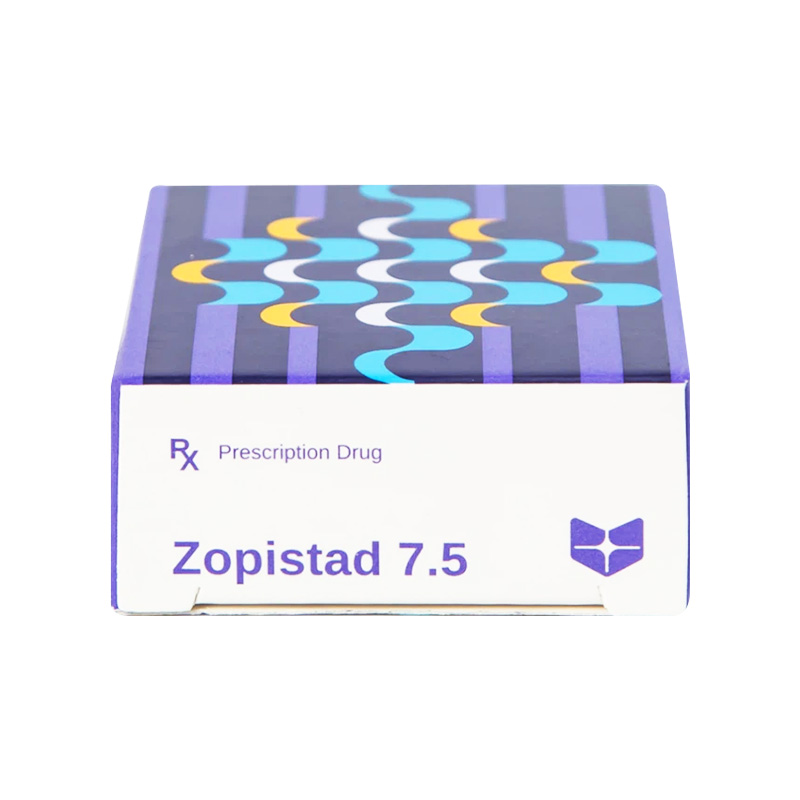 Thuốc Zopistad 7.5 điều trị rối loạn giấc ngủ (hộp 1 vỉ x 10 viên)