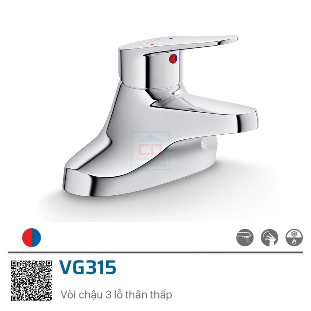 Vòi lavabo 1 lỗ và vòi lavabo 3 lỗ khác nhau ở điểm gì?