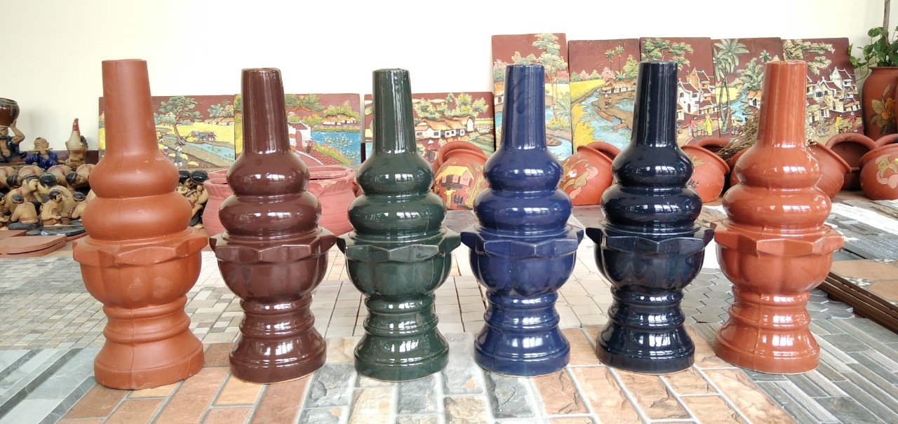 Hồ lô chống sét tráng men - Tạo điểm nhấn cho công trình