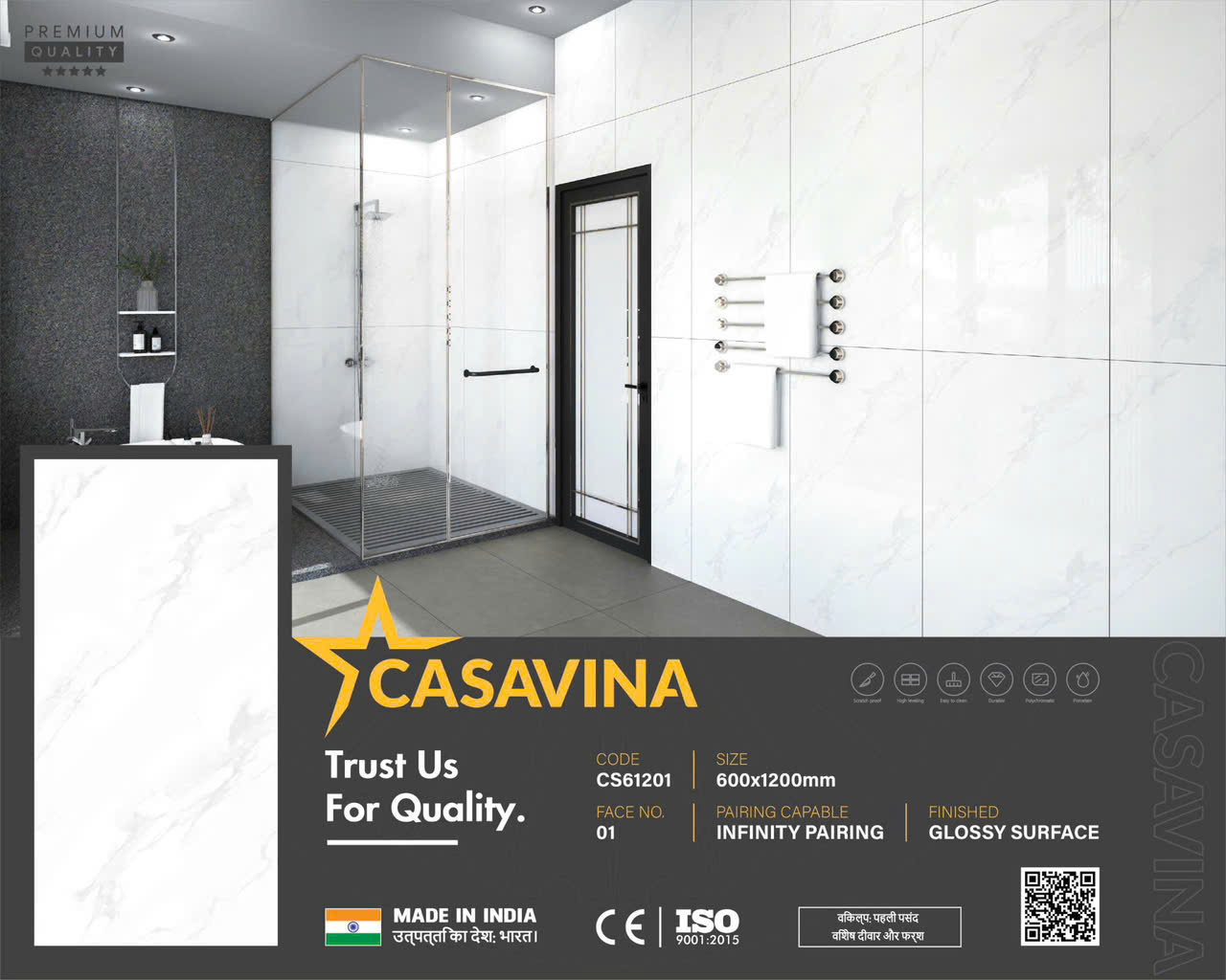 GẠCH LÁT NỀN NHÀ TẮM BỀ MẶT MỜ HẠN CHẾ TRƠN TRƯỢT, AN TOÀN TRONG TỪNG BƯỚC CHÂN