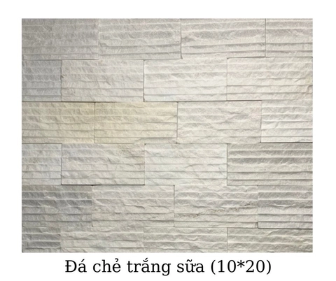 Đá chẻ trắng sữa 10x20